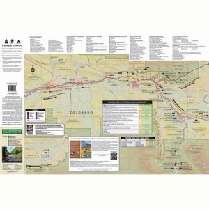 Map The Experience Colorado Watershed Map in One Color
